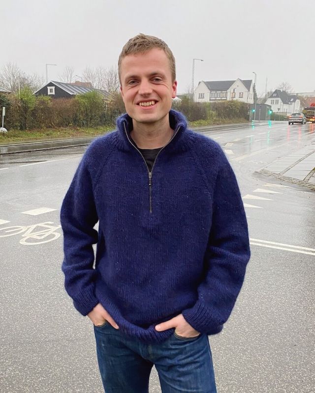 Zipper sweater - man oppskrift