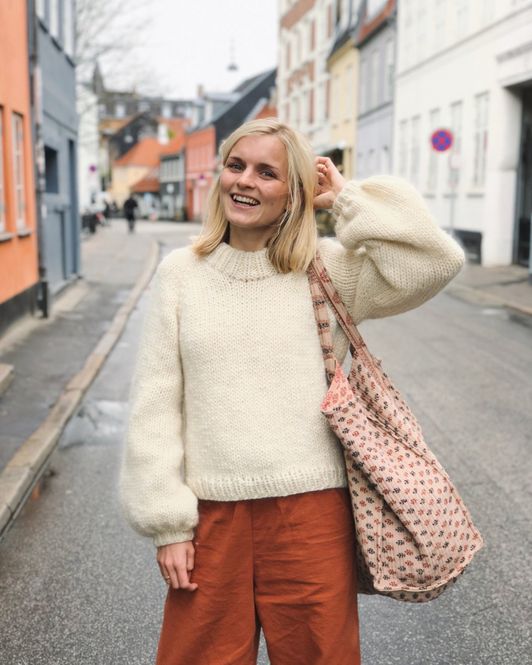 Hovedbilde Holiday sweater (dobbel mohair) garnpakke