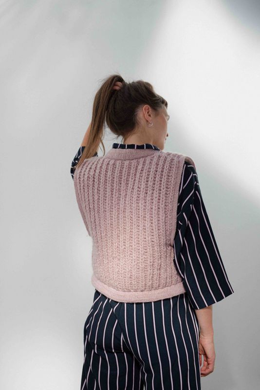 Chunky vest oppskrift