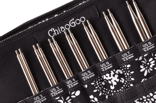 Hovedbilde ChiaoGoo Twist 10cm rundpinnesett PLUSS