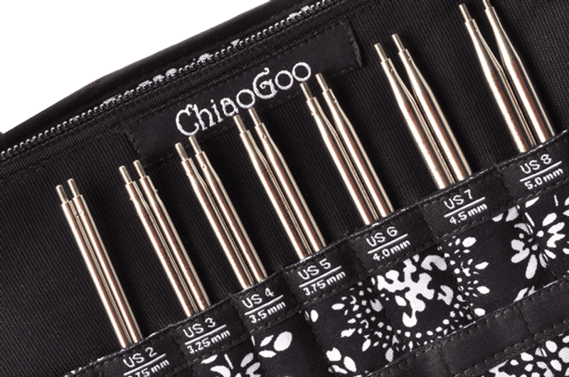 ChiaoGoo Twist 10cm rundpinnesett PLUSS
