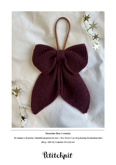 Hovedbilde December Bow oppskrift