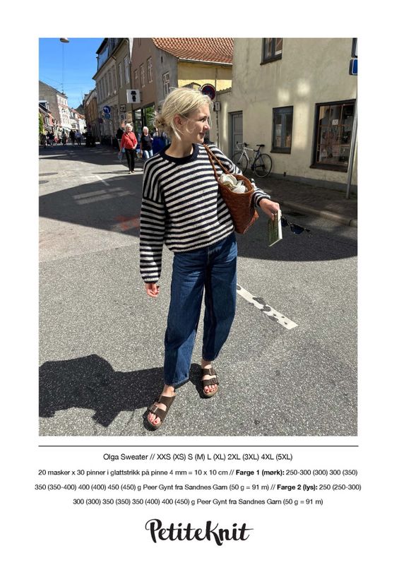 Olga Sweater oppskrift