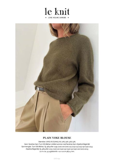 Hovedbilde Plain Yoke Blouse oppskrift