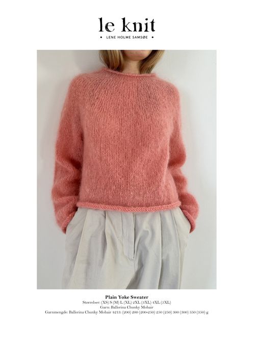 Hovedbilde Plain Yoke sweater oppskrift