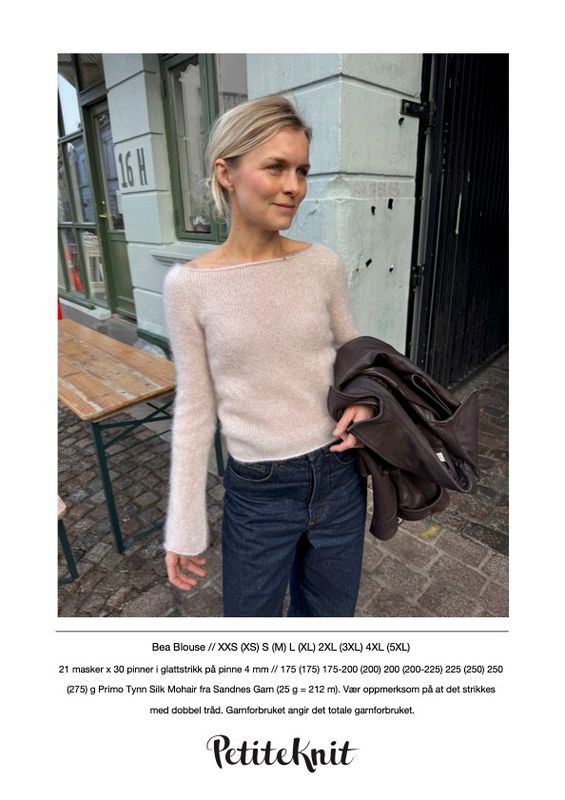 Bea Blouse oppskrift